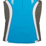 ZIENER Womens Jersey Blue 1/4 Zip XS