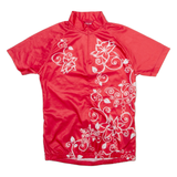 CRANE Womens Jersey Red 1/4 Zip S