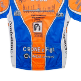 CONFESSIONAL ANNA Womens Jersey Orange 1/4 Zip M