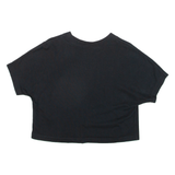 NIKE Cropped Womens T-Shirt Black M