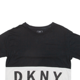 DKNY Cropped Womens T-Shirt Black S
