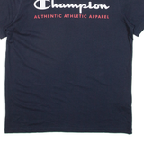 CHAMPION Mens T-Shirt Blue S