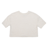 KANGOL Cropped Womens T-Shirt Grey UK 4