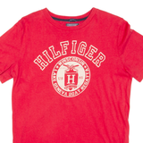 TOMMY HILFIGER Womens T-Shirt Red USA S