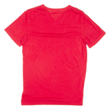 TOMMY HILFIGER Womens T-Shirt Red USA S