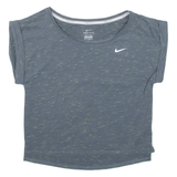 NIKE Womens T-Shirt Blue XS