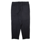 Mens Trousers Grey Relaxed Tapered W36 L30