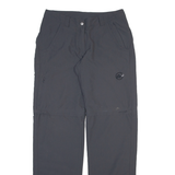 MAMMUT Outdoor Detachable Legs Womens Trousers Grey Relaxed Straight W29 L32