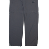 MAMMUT Outdoor Detachable Legs Womens Trousers Grey Relaxed Straight W29 L32