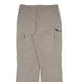 JACK WOLFSKIN Cargo Outdoor Womens Trousers Beige Regular Bootcut W30 L30