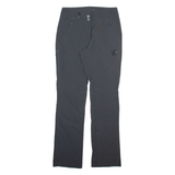 MAMMUT Outdoor Womens Trousers Grey Regular Straight Nylon W24 L31