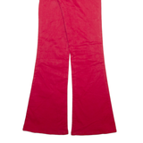 CIMARRON Womens Trousers Red Slim Flared W24 L34