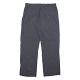 MAMMUT Detachable Legs Womens Trousers Grey Relaxed Straight W34 L31