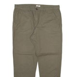 ESPRIT Mens Trousers Green Relaxed Tapered W36 L29