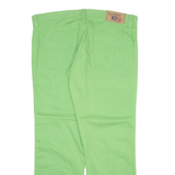 JOHN ASHFIELD Mens Trousers Green Regular Straight W38 L29