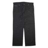 BOSS Mens Trousers Grey Regular Straight W36 L28