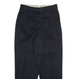 TZIACCO Mens Trousers Black Relaxed Tapered W30 L28