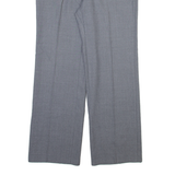 COMMANDER Mens Trousers Grey Regular Straight Wool W34 L31