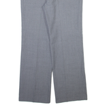 COMMANDER Mens Trousers Grey Regular Straight Wool W34 L31