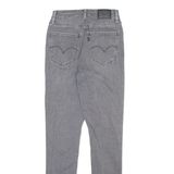 LEVI'S 721 High Rise Womens Jeans Grey Slim Skinny Stone Wash W26 L30