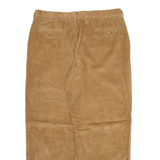 SCANDIA WOODS Mens Corduroy Trousers Beige Relaxed Straight W34 L28