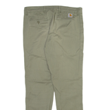 CARHARTT Mens Trousers Grey Slim Straight W32 L32