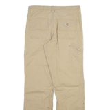 CARHARTT Mens Trousers Beige Relaxed Straight W30 L32