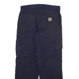 CARHARTT Mens Trousers Blue Relaxed Straight W30 L30
