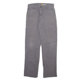 CARHARTT Mens Trousers Grey Relaxed Straight W30 L32