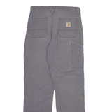 CARHARTT Mens Trousers Grey Relaxed Straight W30 L32