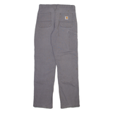 CARHARTT Mens Trousers Grey Relaxed Straight W30 L32