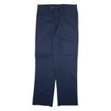 DICKIES Mens Trousers Blue Regular Straight W38 L34
