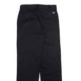 DICKIES Mens Trousers Black Regular Straight W30 L32