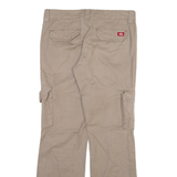 DICKIES Cargo Womens Trousers Grey Relaxed Straight W32 L31