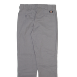 DICKIES Mens Trousers Grey Slim Tapered W32 L32