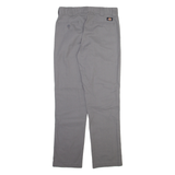 DICKIES Mens Trousers Grey Slim Tapered W32 L32