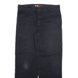 DICKIES 874 Workwear Mens Trousers Black Regular Straight W36 L32