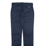 DICKIES 776f Womens Trousers Blue Slim Straight W30 L31