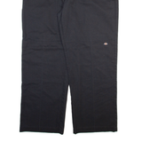 DICKIES Mens Trousers Black Relaxed Straight W40 L30
