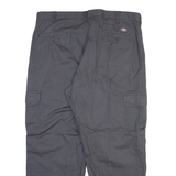 DICKIES Cargo Mens Trousers Grey Regular Straight W40 L30
