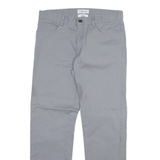 CALVIN KLEIN Mens Trousers Grey Slim Straight W32 L30