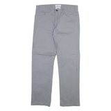 CALVIN KLEIN Mens Trousers Grey Slim Straight W32 L30