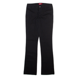 DICKIES Womens Trousers Black Slim Bootcut W28 L32