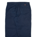DICKIES Mens Trousers Blue Relaxed Straight W40 L29