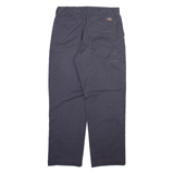 DICKIES Mens Trousers Grey Regular Straight W32 L30