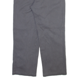 DICKIES Mens Trousers Grey Regular Straight W36 L29
