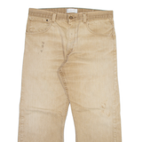 LEVI'S Silver Tab Mens Trousers Beige Regular Bootcut W34 L26