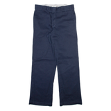 DICKIES 874 Workwear Mens Trousers Blue Regular Straight W29 L28