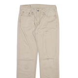 LEVI'S 514 Mens Trousers Beige Slim Straight W28 L32