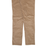 CALVIN KLEIN JEANS Womens Corduroy Trousers Beige Slim Straight W30 L29